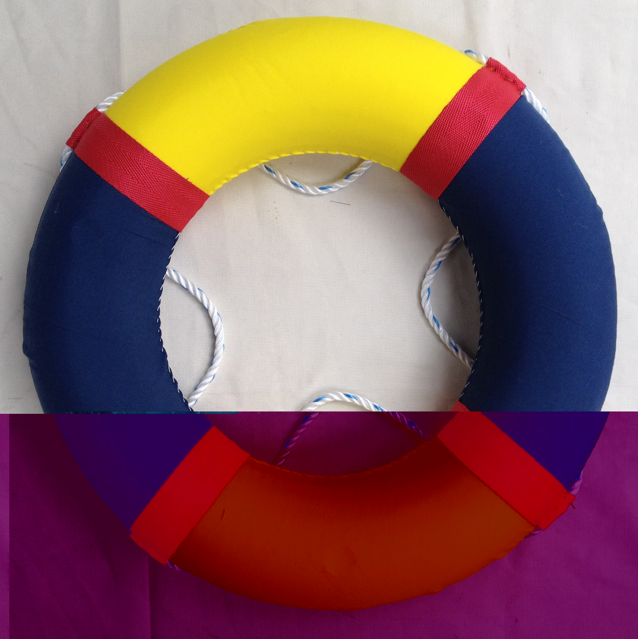 Can Simidi Lacivert Sarı Kırmızı Kuşak